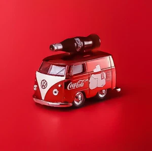 HY Model 1:64 1960 Volkswagen TI Coca-Cola Red 1/64 Scale Diecast Model - Picture 1 of 2
