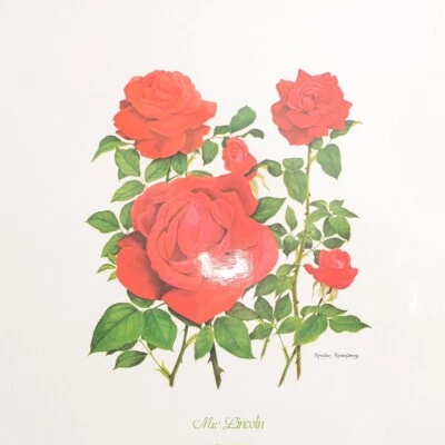 Fleetwood FDC First Day Cover Stamp Folio Kristin Rosenberg's Poetry of Roses - Image 1 of 4
