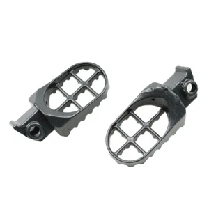 Grey Off-road Dirt Bike Steel Foot Pegs For 450 390 250 300 125 XC Adventure - Picture 1 of 4