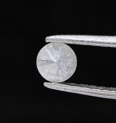 RARE NATURAL DIAMOND 0.17TCW FANCY WHITE SPARKLING ROUND BRILLIANTCUT FOR RING - Image 1 of 4