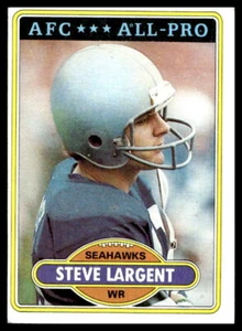 1980 Topps #450 Steve Largent Seattle Seahawks EX-EXMINT - Picture 1 of 2