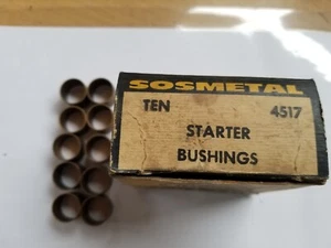 Vintage SOSMETAL 4517 Starter Bushings 1957 - 78 Ford / Mercury (2 pack) - Bild 1 von 9