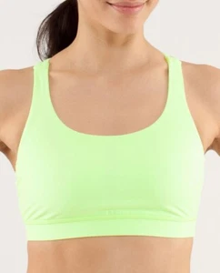 lululemon Energy Bra Medium Support, B–C Cups Faded Zap Size 4. NWT - Picture 1 of 5