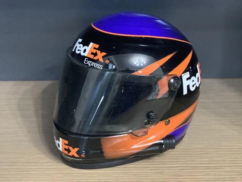 Denny Hamlin NASCAR Mini Helmet - Scratches Cover