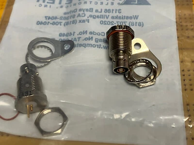 TRS RF Bulkhead RF Jack Connector Trompeter TEI 14949-BJ150FL - Image 1 of 3