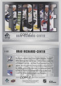 2020-21 Upper Deck SP Signature Edition Legends evolve Brad Richards #E-32