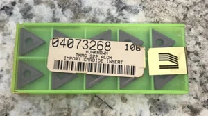Tungsen Import Carbide Inserts TNMG 322 KT200 ALOX 04073268 1 Box 10 Pieces - Picture 1 of 4