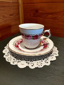 VINTAGE UNMARKED CHINA TEA CUP SET MADE IN CHINA - Picture 1 of 10