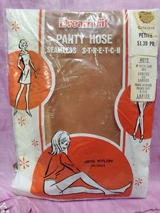 Vintage 60s Dream Fit Panty Hose Seamless Nylon CHARM Petite Pantyhose RN 15315 - Picture 1 of 8
