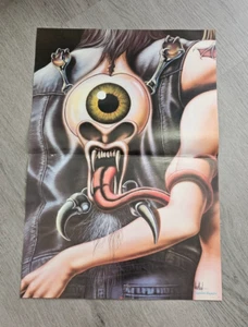 David Mann 11x16" motorcycle poster from Easyriders magazine May 1982 - Picture 1 of 3