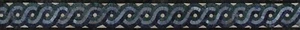 Mosaic Marble Entangled Ropes BORDER Design 39x4 Inches - Picture 1 of 1