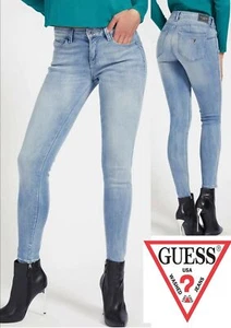 Guess 1981 Curve X Skinny Mid Waist 'Glitzy Heaven' Jeans (G40a) - Bargain!!. - Picture 1 of 6