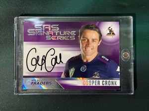 Cooper Cronk 2017 NRL Traders Authentic Signature Card 100/100