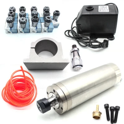 CNC Fräsmotor Spindle Motor Fräse Spindel Wassergekühlte+Frequenzumrichte - Bild 1 von 4