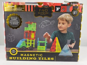 FAO Schwarz 35-teiliges Set magnetische Baufliesen - Bild 1 von 5