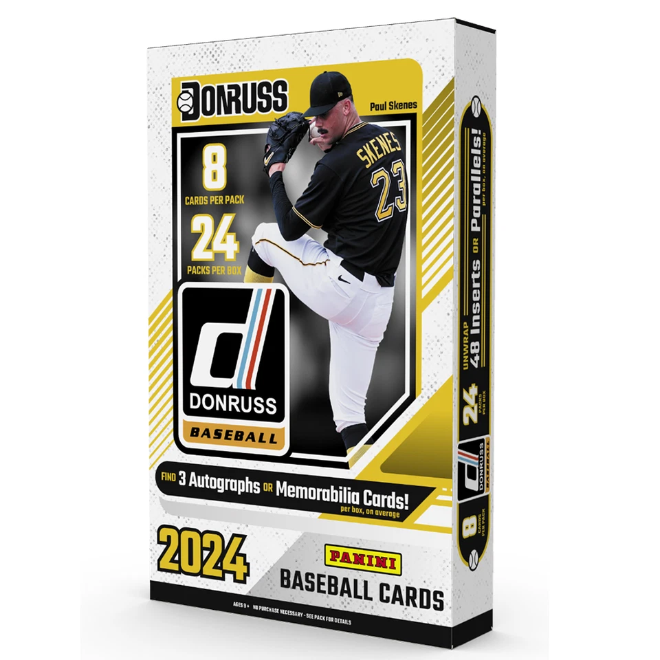 2024 Panini DONRUSS Baseball Base and YELLOW Parallel Cards - You pick your card - Image 1 of 1