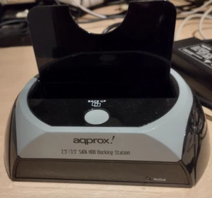 Docking Station approx! 2,5/3,5 HDD USB sin cargador. - Imagen 1 de 2
