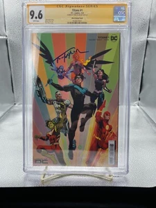 TITANS #1; 1:25 variant by Dan Mora; signed by TOM TAYLOR - Picture 1 of 2