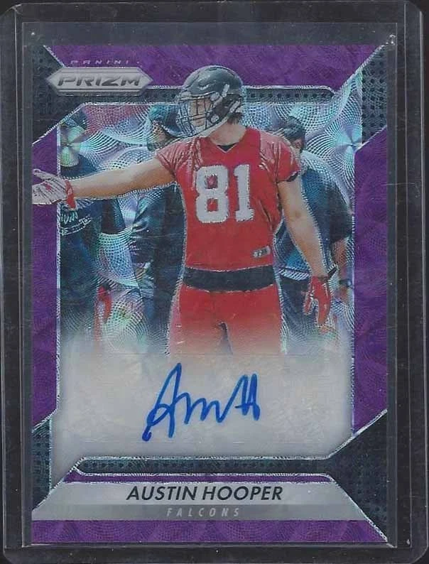 AUSTIN HOOPER 2016 PANINI PRIZM PURPLE SCOPE PRIZMS ROOKIE AUTO RC #D 22/99 - Image 1 of 1