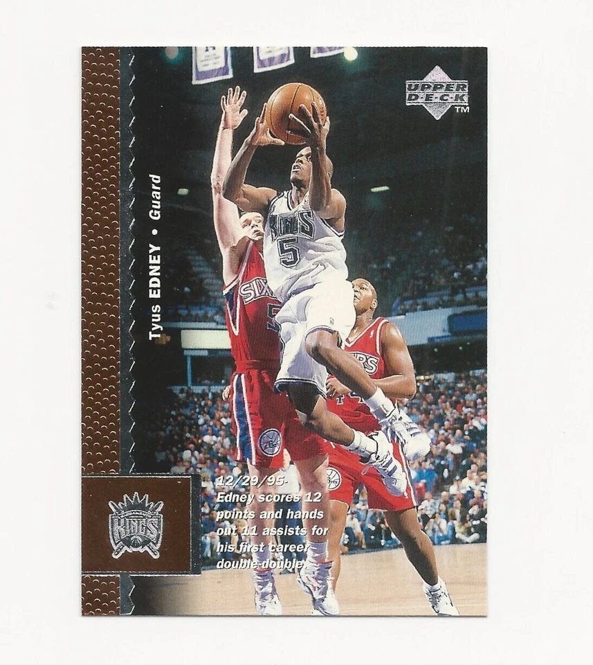Tyrus Edney Kings 1996-97 Upper Deck #104 - Image 1 of 1