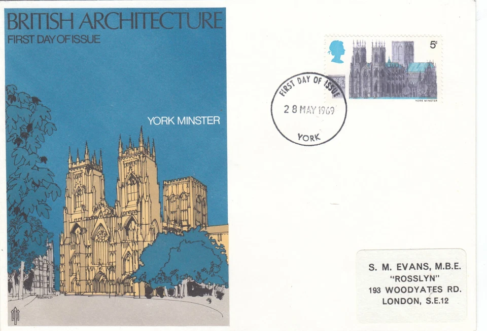 Cathedrals GB Trident FDC York 1969 (140113) - Image 1 of 1
