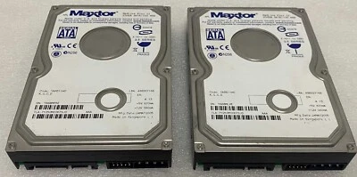 Lot of 2x MAXTOR MaXLine Plus II YAR511W0 250GB HDD 7.2KPM 3.5" SATA Hard Drive - Image 1 of 2