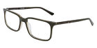 Genesis G4052 Eyeglasses Men Olive Rectangle 59Mm New 100% Authentic