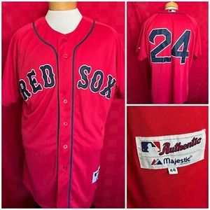 Camiseta de béisbol RARA Red Boston Red Sox #24 David Price usada en juegos emitida por el equipo 44 - Imagen 1 de 18