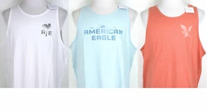 American Eagle Tank Top Graphic Print Crew Neck Sleeveless S,M,L,XL,2XL,3XL - Picture 1 of 15