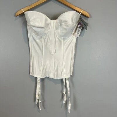 Sujetador Bustier Sin Tirantes Torso Satinado Figura Completa Carnaval Talla 34DD Nuevo 424 Foto 1 de 4