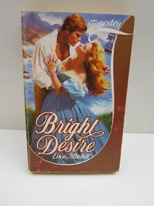 Bright Desire Book by Erica Mitchell and Posner, Paperback Romance Novel, 1985 - Picture 1 of 6