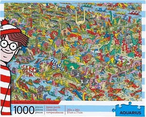 Where's Waldo (Wally) Dinosaurs 1000 piece jigsaw puzzle 710mm x 510mm - Picture 1 of 5