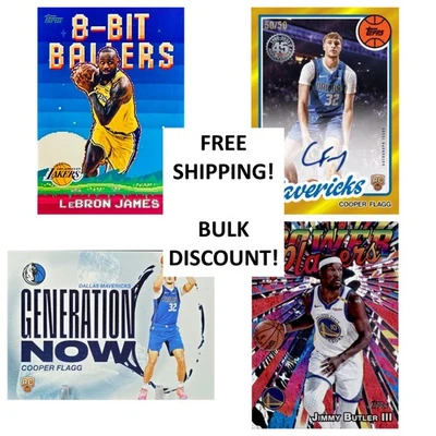 Insertos de baloncesto Topps 2025-26 - ¡Tú eliges, completa tu conjunto! Foto 1 de 4