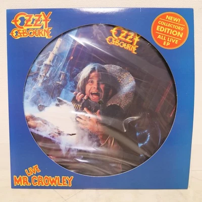 OZZY OSBOURNE / LVIE MR.CROWLEY US PRESSING LP PICTURE DISC - Image 1 of 4