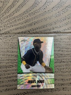 Jesus Made 2024 Leaf Metal Rookie Green /5 RC - Image 1 of 2