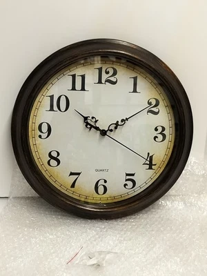 Wall Clock Battery Operated Silent Non-Ticking Vintage Wall Clock for LivingRoom - Image 1 of 4