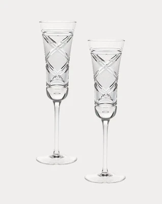 Ralph Lauren cristal cristal brogan champán cristal vajilla cristal Foto 1 de 4