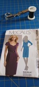 McCalls M5971 Dresses Misses Sewing Pattern Size 4-12 Uncut - Picture 1 of 3