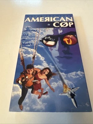 American Cop VHS Rare Cult Action Comedy Low Budget A-Pix Wayne Crawford - Image 1 of 3