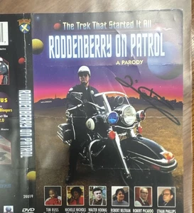 Roddenberry on Patrol DVD Sleeve STAR TREK PARODY w/ TIM RUSS Autograph - Picture 1 of 5