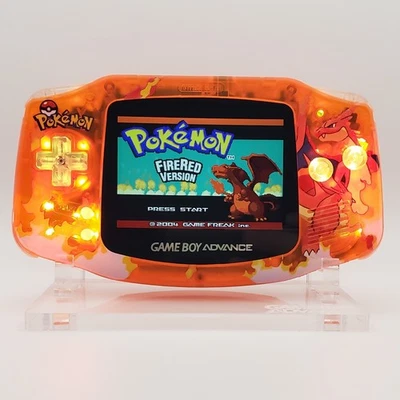 Charizard Game Boy Advance Funnyplaying Mobo, Botões LED, Tela IPS, Amplificador de Som - Imagem 1 de 4
