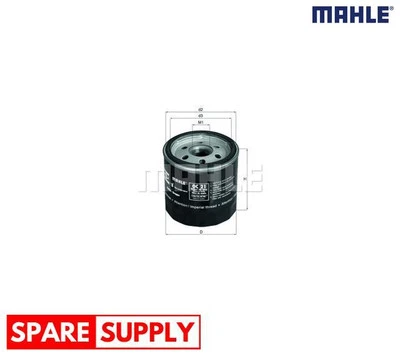 OIL FILTER FOR AUSTIN BEDFORD BUELL MAHLE OC 21 - Image 1 of 4