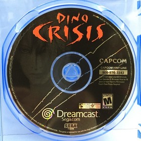 DINO CRISIS Sega Dreamcast SOLO DISCO DE JUEGO Capcom AUT&Eacute;NTICO - PROBADO Y FUNCIONANDO