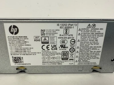 HP L70044-002 180 WATT POWER SUPPLY D19-180P2A - Image 1 of 4