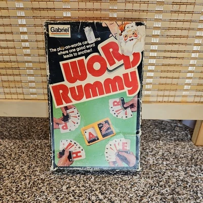 1980 Gabriel Word Rummy Card Game No. 71220 Ages 8+ Vintage - Complete! - Image 1 of 4