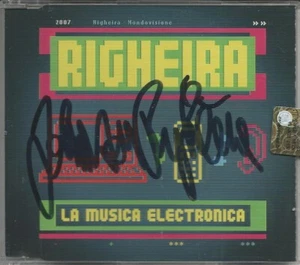 RIGHEIRA - RARO CDs CON AUTOGRAFO " LA MUSICA ELECTRONICA " - Imagen 1 de 1