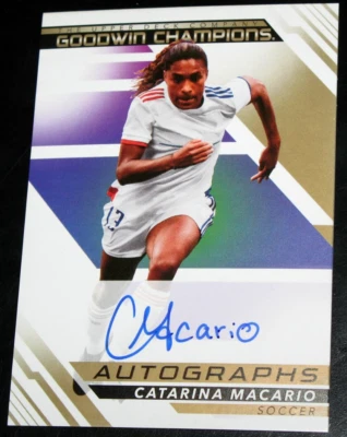 2022 Upper Deck Goodwin Champions Катарина Макарио автографы на карточке b - Изображение 1 из 2