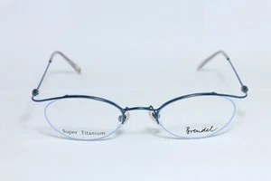 Wire BRENDEL 8542 C151 Blue Eyeglasses Super Titanium Half-Rim Lightweight - Picture 1 of 10