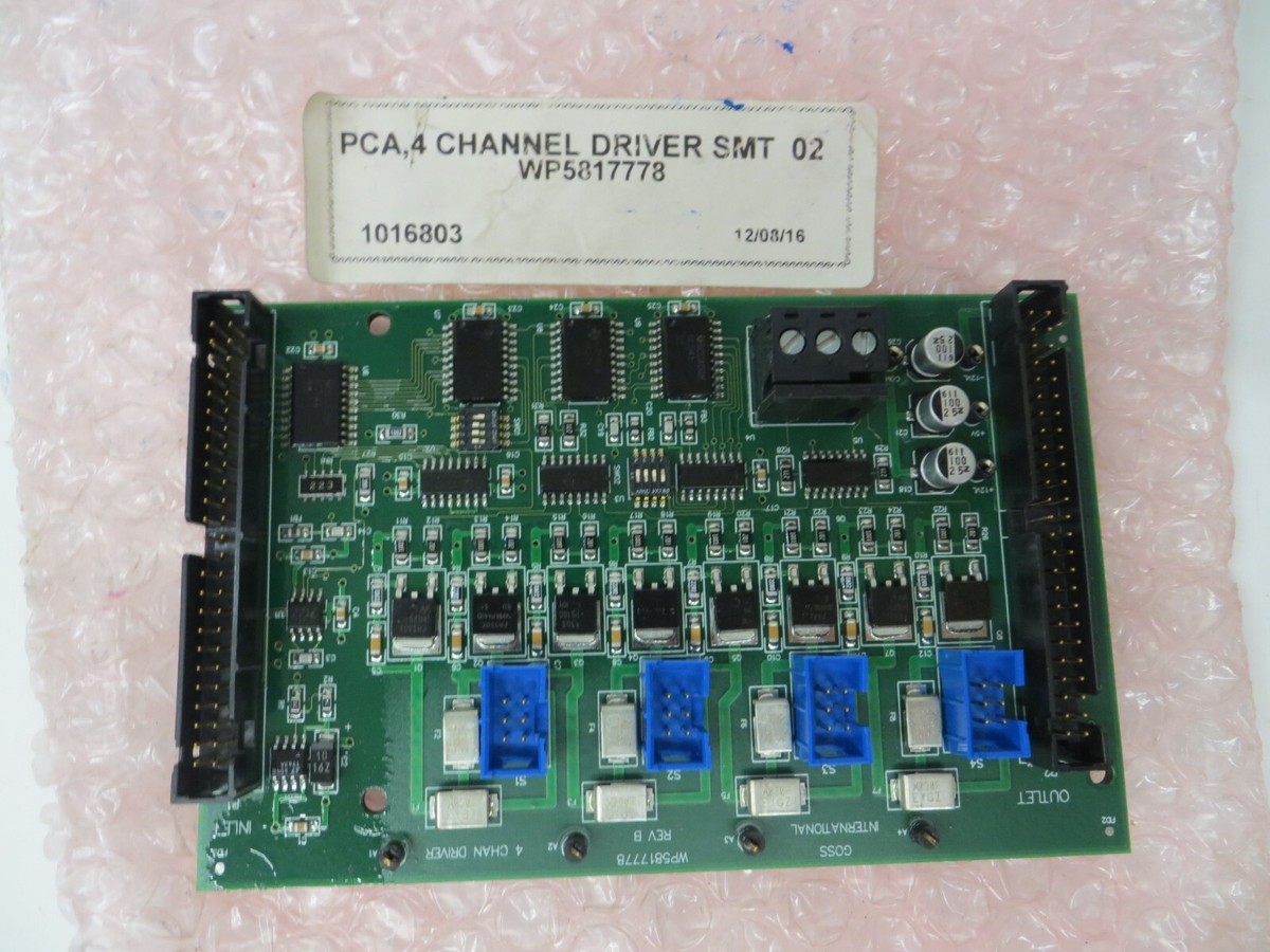 HEIDELBERG WP5817778 PCA, 4 Channel Driver SMT 02 | eBay
