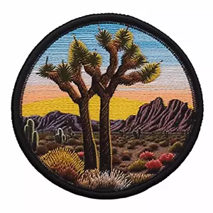 Joshua Tree Patch Bügelbild Applikation - Nationalpark Abzeichen Natur - Bild 1 von 12